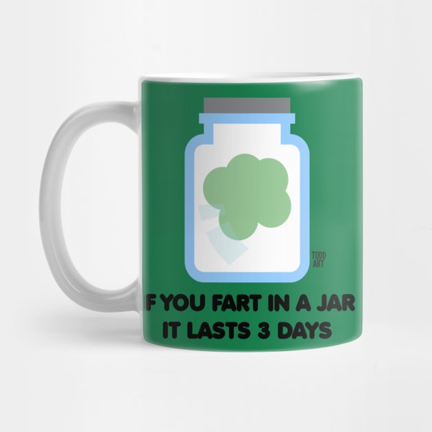 FART IN JAR by toddgoldmanart